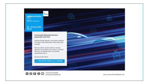 Automechanika Riyadh Non personalised Ecard