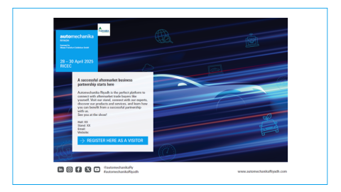 Automechanika Riyadh Non personalised Ecard